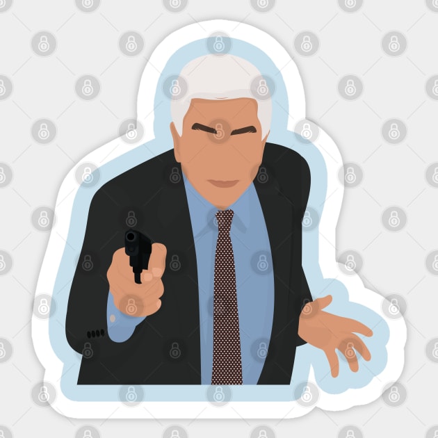 Classic - The Naked Gun - Vintage Digital Sticker by WaltTheAdobeGuy